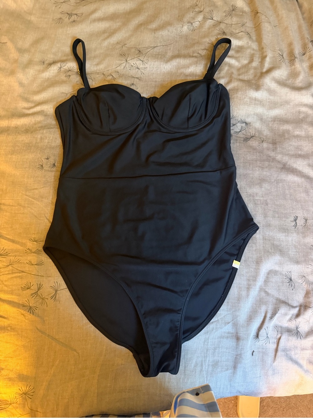 SUMMERSALT Black Underwire One-Piece Swimsuit - Picture 3 of 6